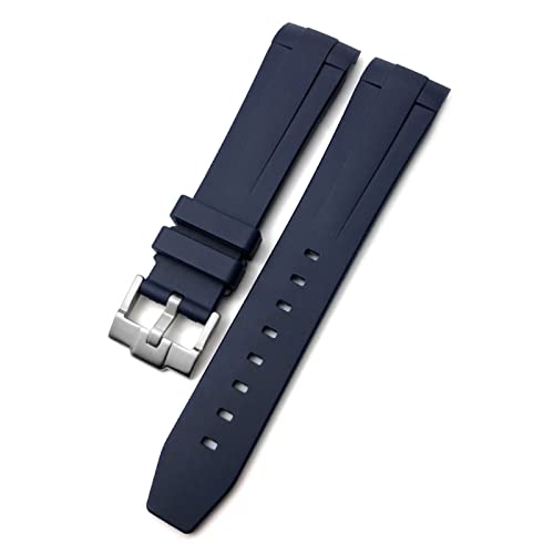 Bracelet en caoutchouc silicone 21mm pour Longines L3 HydroConquest montre sport étanche
