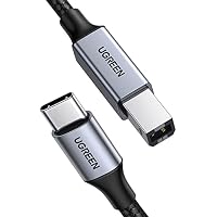 UGREEN Cable de Impresora USB C a Tipo B 2.0 (1 Metro)