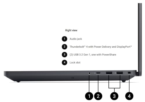 Image of Dell Pro Max 18 Plus 18 inch QHD+ Workstation Laptop, Intel Core Ultra 7-265HX, 32GB RAM, 1TB NVMe SSD, NVIDIA RTX PRO 1000 Blackwell 8GB GDDR7, Thunderbolt 5, HDMI, Wi-Fi 7, Windows 11 Pro, Magnetite