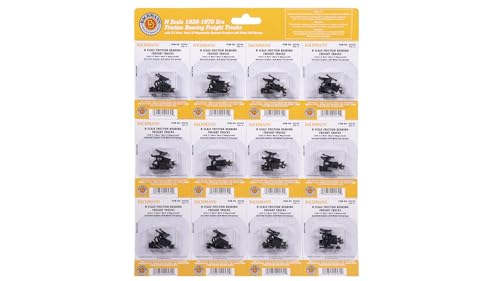 Bachmann Industries Friction Bearing Freight Trucks without Wheels N Scale, Pack of 12
