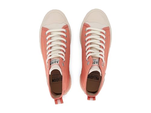 Image of Palladium Unisex Palla Ace Mid Organic Canvas Lace Up Sneaker