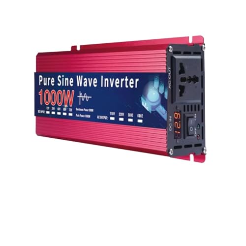 Inverter Onda Pura 12V 220V 24V 110V 2000W 3000W 4000W 5000W Convertitore Di Tensione Di Alimentazione Portatile Da CC A CA Inverter Solare Auto(1000W,12V,220V 60HZ)
