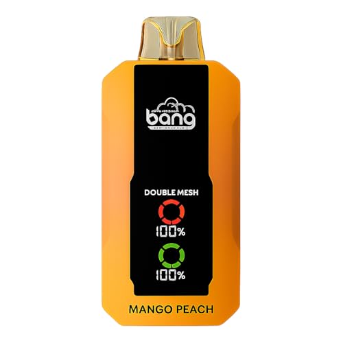 Bang 25000 PUFF�b�C�O�l�C���f���b�g���؂�X�}�[�gVAPE�bUSB-C�[�d�Ή� (MANGO PEACH)