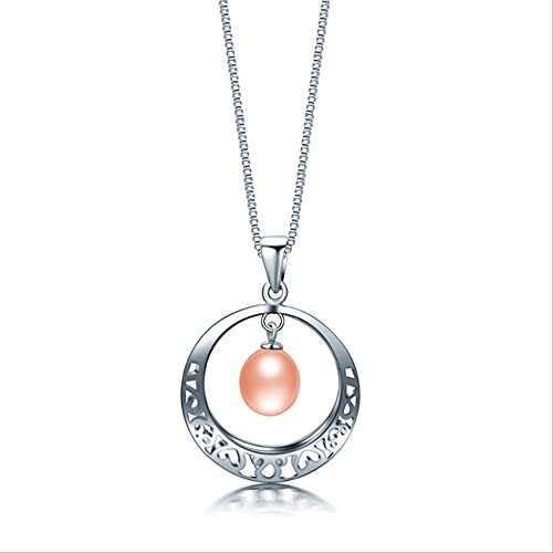 Pendentif perles d'eau douce ovale pour un cadeau d'anniversaire mémorable