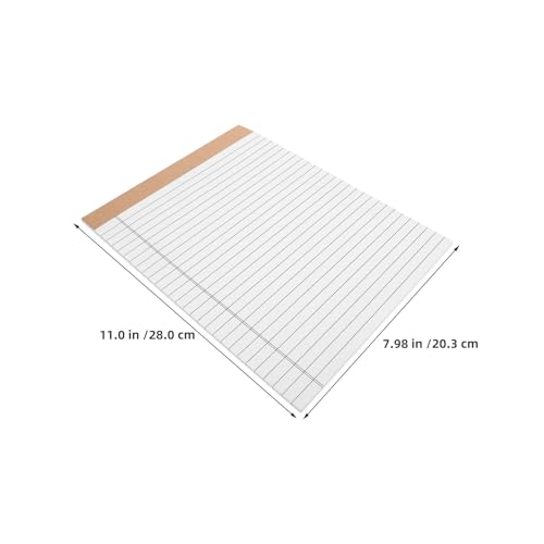 Blocs de Papel en Blanco con hojas perforadas PACKOVE en pack de 5 2