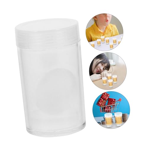 Caja transparente para monedas 10 piezas miniatura 7