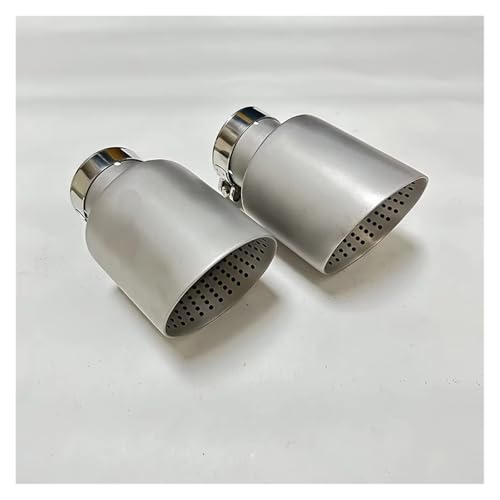 Boquilla de escape mate de 77mm-114mm para personalizar la trasera de tu coche