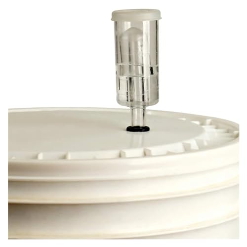QAZMLP Elaboración de Cerveza casera Arandelas de Silicona for elaboración casera de Cerveza, pajitas de Vino, hidromiel, Vino, chucrut, Kimchi, Paquete de 20 Accesorios para el Vino(Clear)