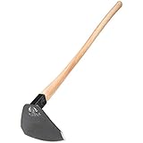 Rogue Hoe Field Hoe with 8-1/2” Curved Head, 40” Curved Hickory Handle