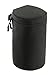 Navitech Black Water Resistant Camera Lens Protective Case Pouch Compatible with Panasonic Lumix S PRO S-R70200 70-200mm F4 o.i.s