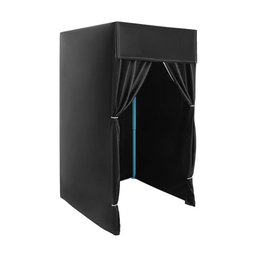 Ferroxen Portable Clothing Store Fitting Room,Portable Dressing Room Freestanding Foldable Changing Room with Curtain and Hanger for Boutiques Office Mall