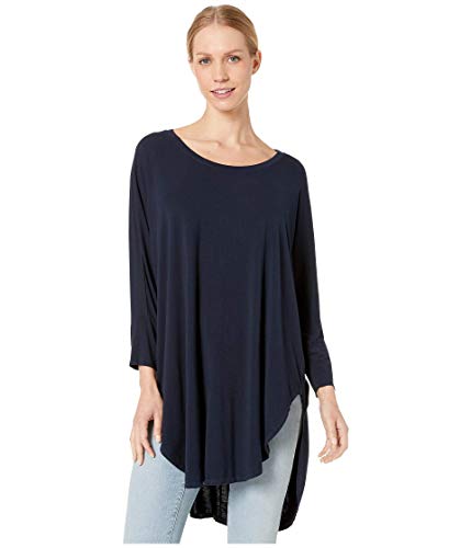 Michael Stars Jersey Lycra 3/4 Sleeve Poncho Tunic Admiral One Size (US 0-12)