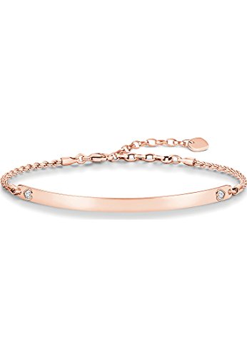 Preisvergleich Produktbild Thomas Sabo Damen-Schildarmband Silber_vergoldet LBA0045-416-14-L19.5v
