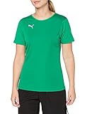 Panel bajo las mangas PUMA Liga Training Jersey W Camiseta, Mujer, Pepper Green White, M