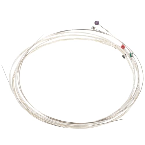 ERINGOGO 6pcs Replacement Strings Phosphor Bronze for Electric Folk Guitars Coated for Comfort Longevity Performance