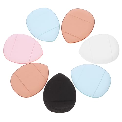 Vaguelly 3 Cajas De Mini Esponjas Para Dedo Marcas De Brochas De Maquillaje Esponjas Power Puff Para Base Esponjas De Maquillaje Triangulares Spray Iluminador Esponja De Maquillaje En
