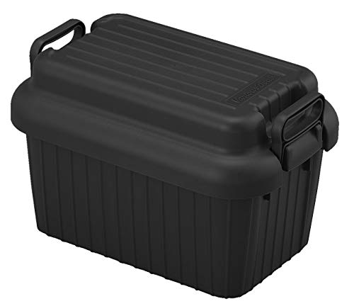 サンカ 収納ボックス スタッキング コンテナ ベリアスボート ブラック SS おしゃれ スツールになる キャンプ 頑丈 日本製 squ+ VA-SSBK