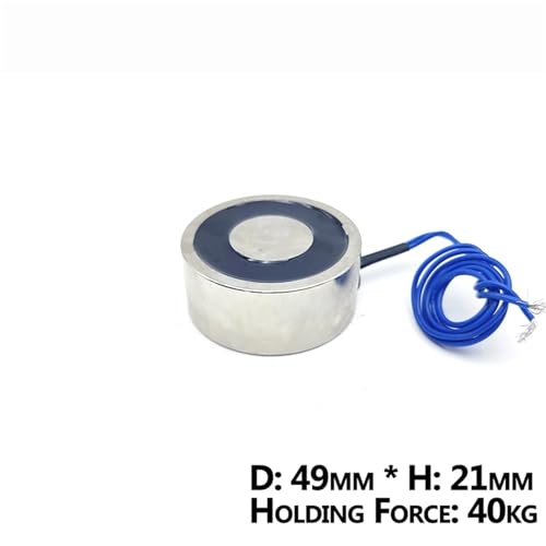 Aimant électrique cylindrique 49/21 évite chutes de charges