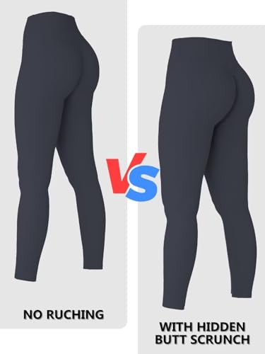 Image of Sunzel Sunzfly Invisible Butt Scrunch Workout Leggings for Women, Butt Lifting High Waisted Gym Yoga Pants with Tummy Control