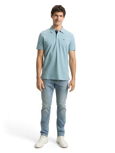 TOM TAILOR Herren 1031006 Herren Poloshirt, 30838 - Tourmaline, XL