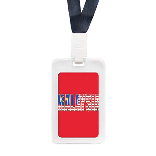 Porte-carte de crédit transparent Malaisie étui plastique pour badge