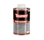 Toupret Wood Hardener - Deep Penetrating Stabiliser & Sealer - Strengthens Rotten, Flaky or Soft Before Filler - Interior & Exterior Use - 1L