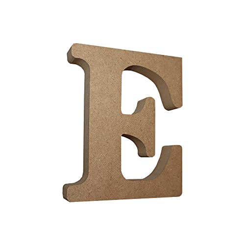 MDF Letter E - Large Free Standing Wooden Letter for Crafts & Decor - Personalised Names