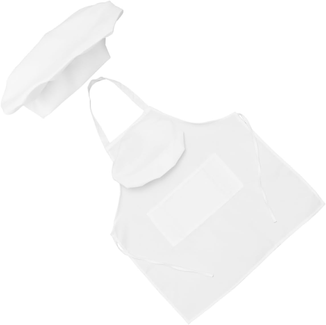 Healifty Kitchen Apron Sleeveless Cooking Apron with Hat Comfortable Adult Waiter Working Clothes for