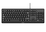 Philips SPK6207BL Wired Keyboard, Plug and play USB, Water Resistant, Multimedia shortcut keys, home office, PC/laptop - Image 5