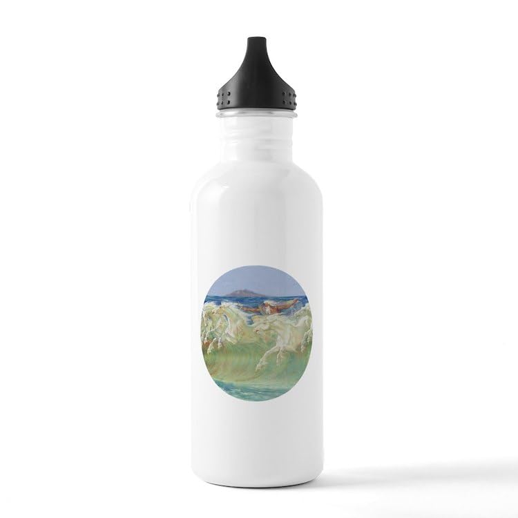 CafePressNEPTUNE's HORSES Stainless Water Bottle 1 1.0L (34 oz) Stainless Steel Water Bottle