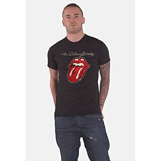 The Rolling Stones Plastered Tongue T-Shirt Homme - Les Beatles, Paul McCartney, John Lennon, RIngo Starr, George Harrison The Rolling Stones Plastered Tongue T-Shirt Homme – Image 5