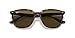 Ray-Ban Unisex RB4362 Square Sunglasses, Havana/Dark Brown, 55 mm