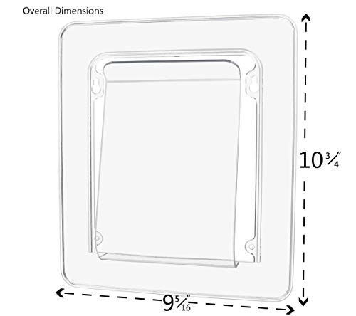 Wholesale CASE of 15 - Deflect-O Wall Mount File & Chart Holder-File/Chart Holder, 1 Compartment, 10