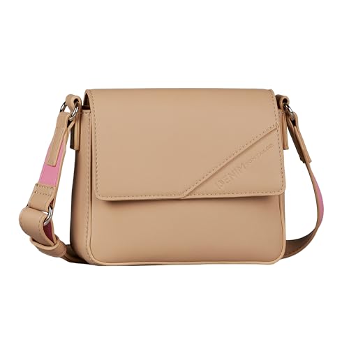Poche à rabat femmes aux finitions soignées sac Tom Tailor beige