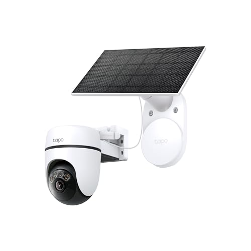 Tapo C630 KIT 360° Solar Überwachungskamera Außen mit Akku | 3K 5MP | Gratis KI-Erkennung | Farb- & IR-Nachtsicht | 24/7 Aufzeichnung… – Ansicht 2