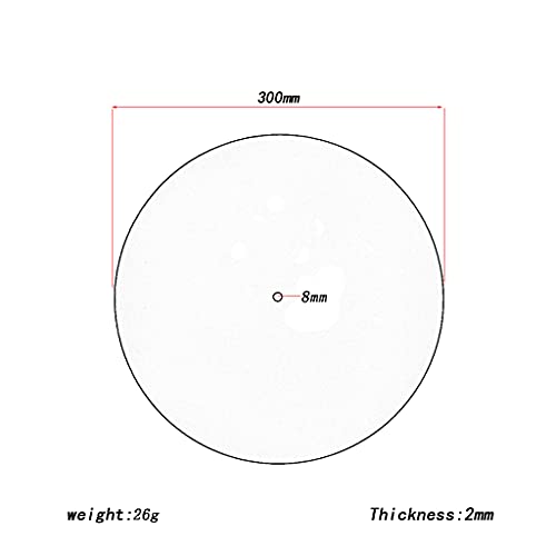 Alnicov Plattenspieler Wollmatte 30 cm Audiophile Pad antistatisch LP Spieler Anti-Vibration - Image 8
