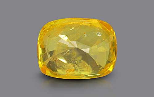 Saphir jaune Pukhraj certifié GGTL, cadeau précieux d'exception AAA++ - 2