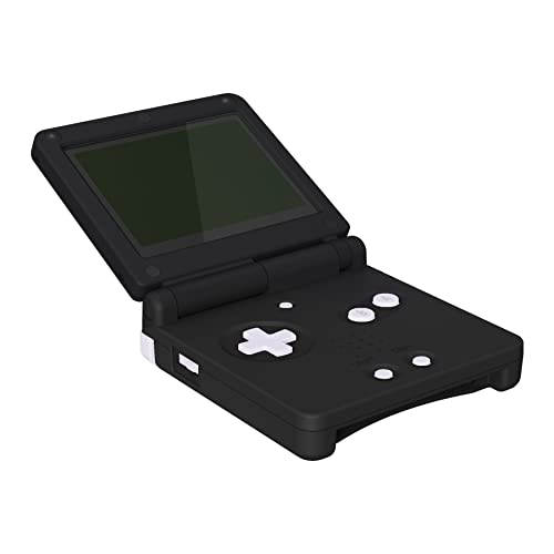 Image of eXtremeRate Solid White Custom Full Set Buttons for Gameboy Advance SP, Replacement A B L R Button Power On Off Volume Button D-pad Key for GBA SP Console - Console NOT Included