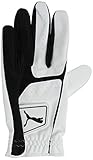Puma Golf 2018 Men's Flexlite Golf Glove (Bright White-Puma Black, Large, Cadet Left Hand)