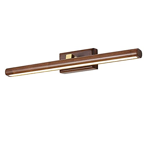Lámpara de pared de madera para iluminar el espejo del baño y resaltar cuadros con elegancia
