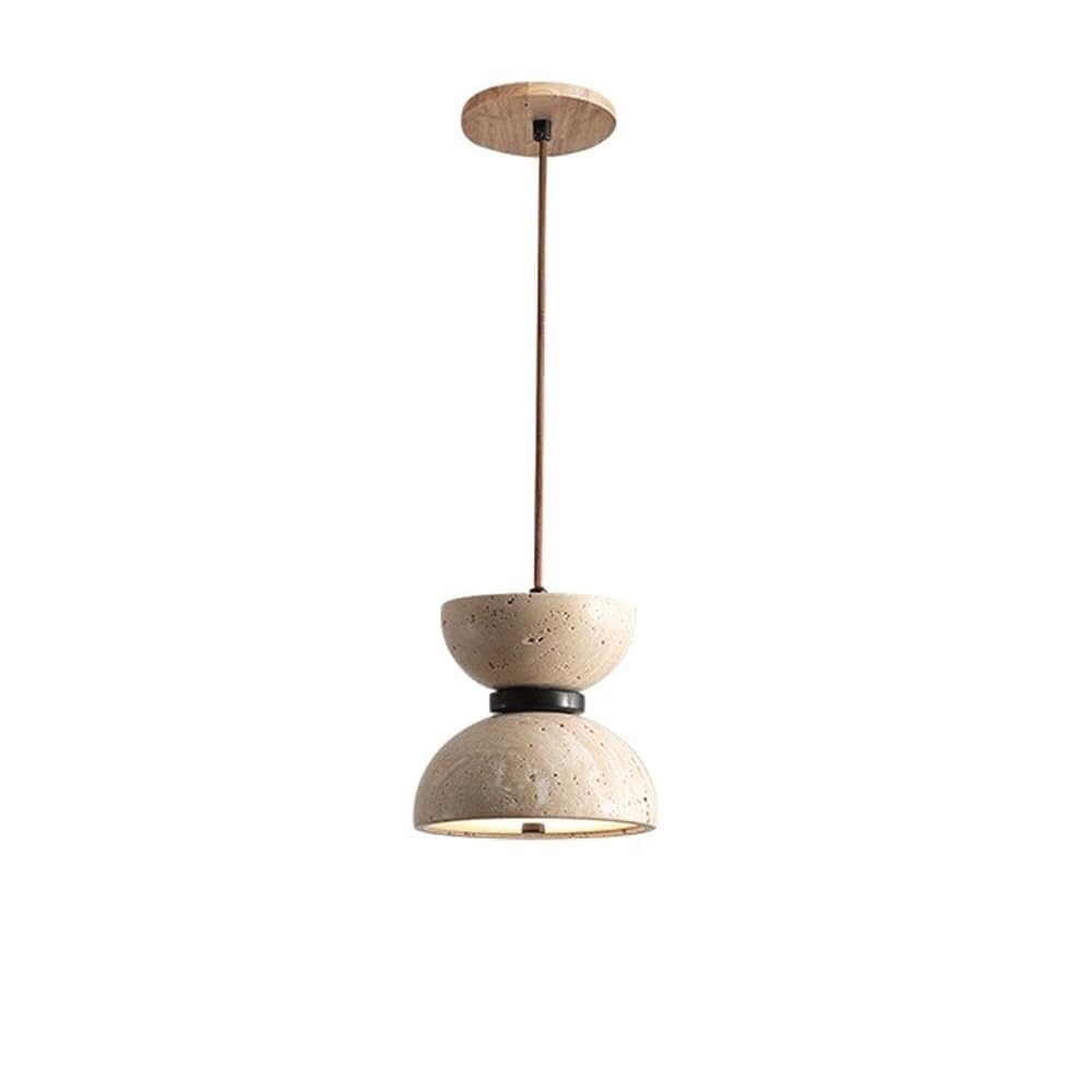 Lámpara de araña LED de travertino para eliminar sombras en el escritorio de noche