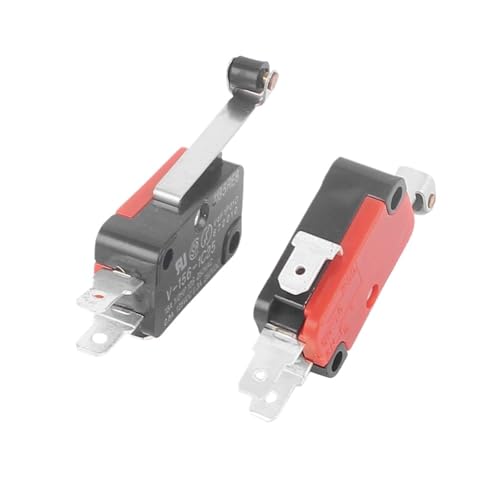Interrupteur fin de course V-156-1C25 SPDT à levier avec galet pour circuit électrique - Lot de 10