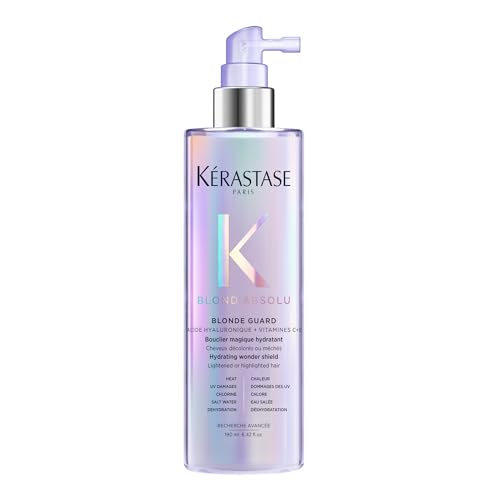 Krastase Blond Absolu Blonde Guard Leave-In - Hydrating Treatment for All Blondes Protects from Heat & UV Damage Deeply Hydrates Detangles & Adds Shine for Bright Soft Hair 6.4 Fl Oz