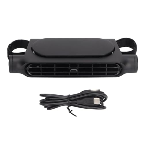 Tnfeeon Ventiladores de Automóvil Ventiladores de Enfriamiento de Asientos Soplan Aire Frío Ventiladores de Automóvil para Asiento Trasero 3 Velocidades de Viento Ventiladores de (Black)