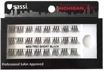 Sassi Eyelashes Michigan Ave 33 Trio Short Black M33