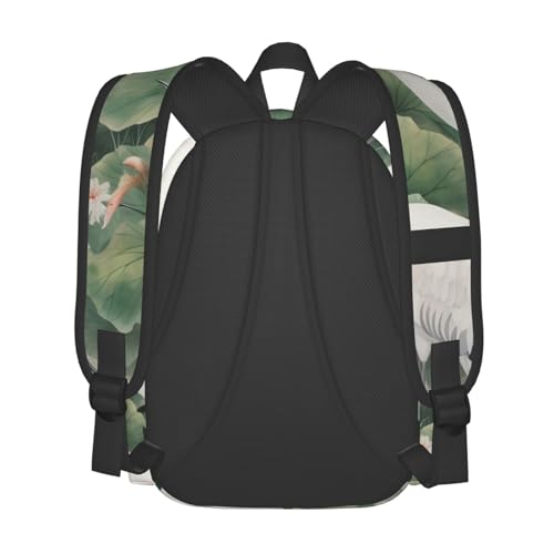Travel Backpack for Women Men Dancing Cranes Casual Daypack Large Capacity Nurse Bag4