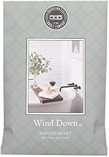 BRIDGEWATER - Wind Down - Scented Sachet Bag, Drawer Fragrance, Wardrobe Air Room Freshener for Living Room Bedroom Bathroom Laundry Basket Car - Notes of: Mint, Lavender, Chamomile