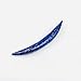 Natural Lapis Lazuli Curved Spike Septum Tusk | Handmade Tribal Gemstone Nose Ring | Organic Stone Septum Pincher | Gauged Body Piercing Jewelry | Boho Ethnic Unisex Body Jewelry Gift (4.5 mm (5 g))