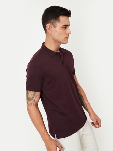 Image of Max Men Solid Polo T-Shirt