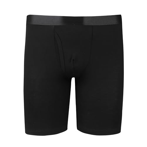 Men's Modal Underwear Long Leg Boxer Briefs2
